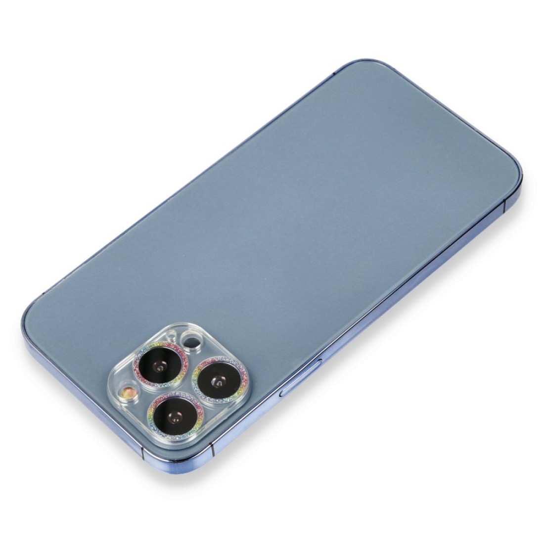 iPhone 13 Pro Max Shine Kamera Lens Koruma Cam - Rainbow