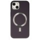iPhone 14 Kılıf Coco Deri Magneticsafe Silikon - Siyah