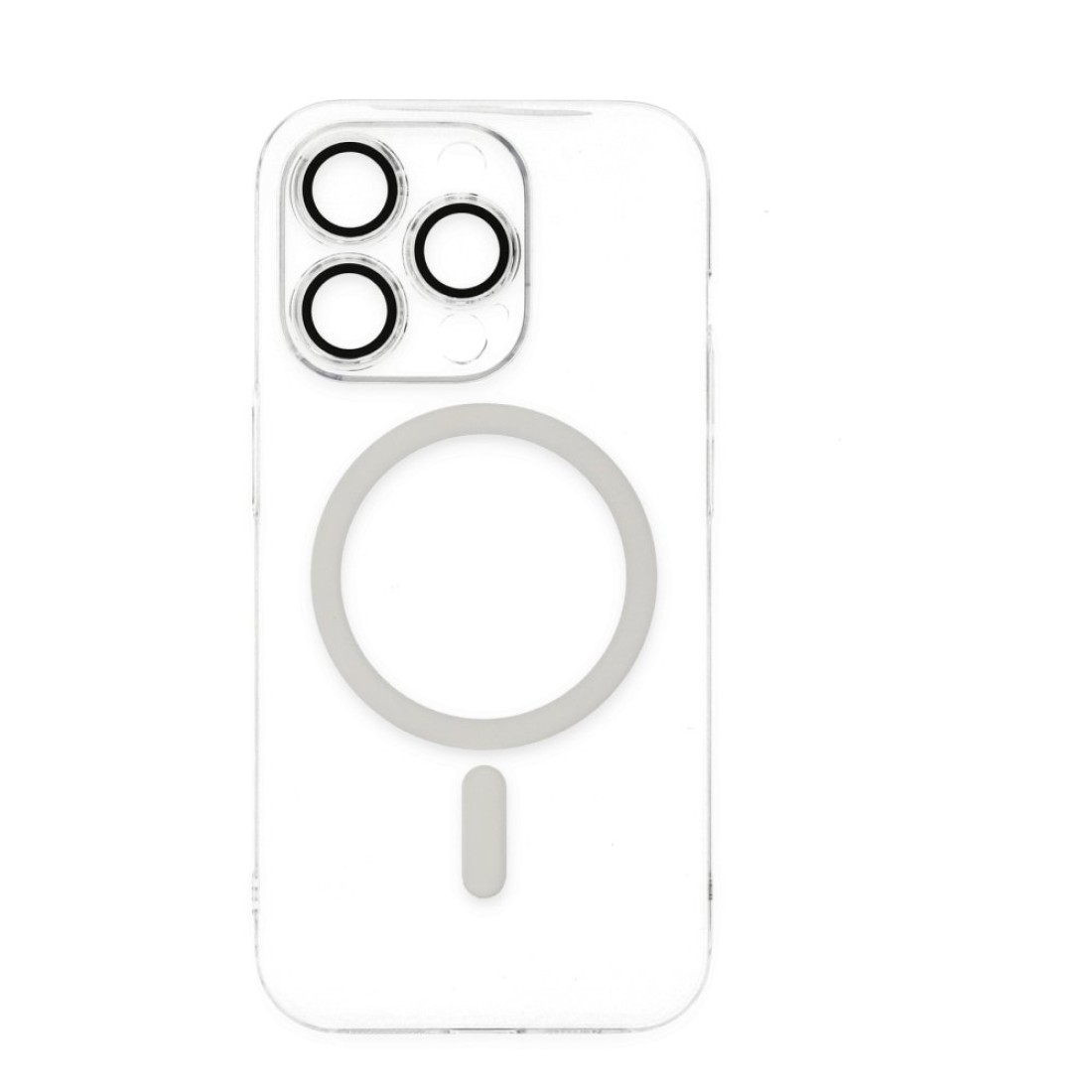 iPhone 14 Pro Kılıf Kaou Magneticsafe Slim Kapak - Şeffaf