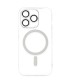 iPhone 14 Pro Kılıf Kaou Magneticsafe Slim Kapak - Şeffaf