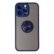 iPhone 14 Pro Kılıf Montreal Yüzüklü Silikon Kapak - Siyah - Kılıf's iPhone 14 Pro Kılıf Montreal Yüzüklü Silikon Kapak - Siyah