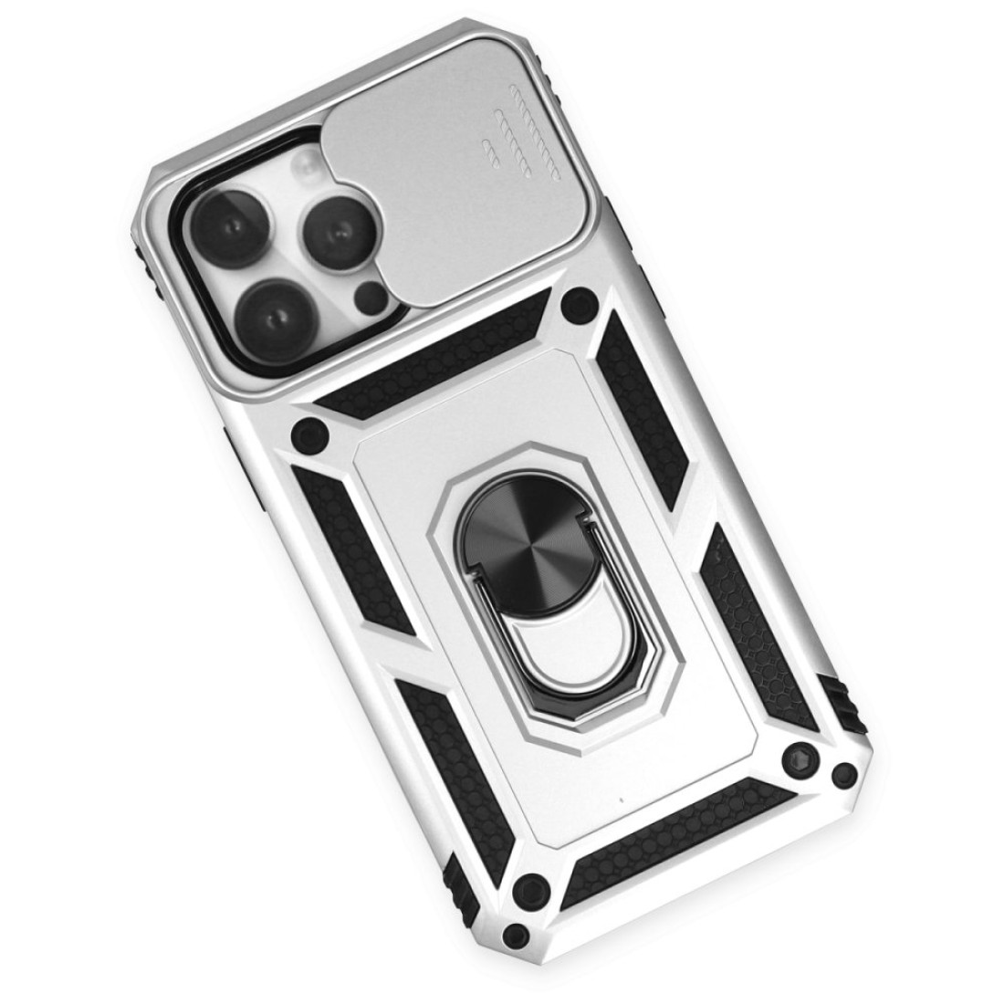iPhone 14 Pro Kılıf Pars Lens Yüzüklü Silikon - Siyah - Kılıf's iPhone 14 Pro Kılıf Pars Lens Yüzüklü Silikon - Siyah