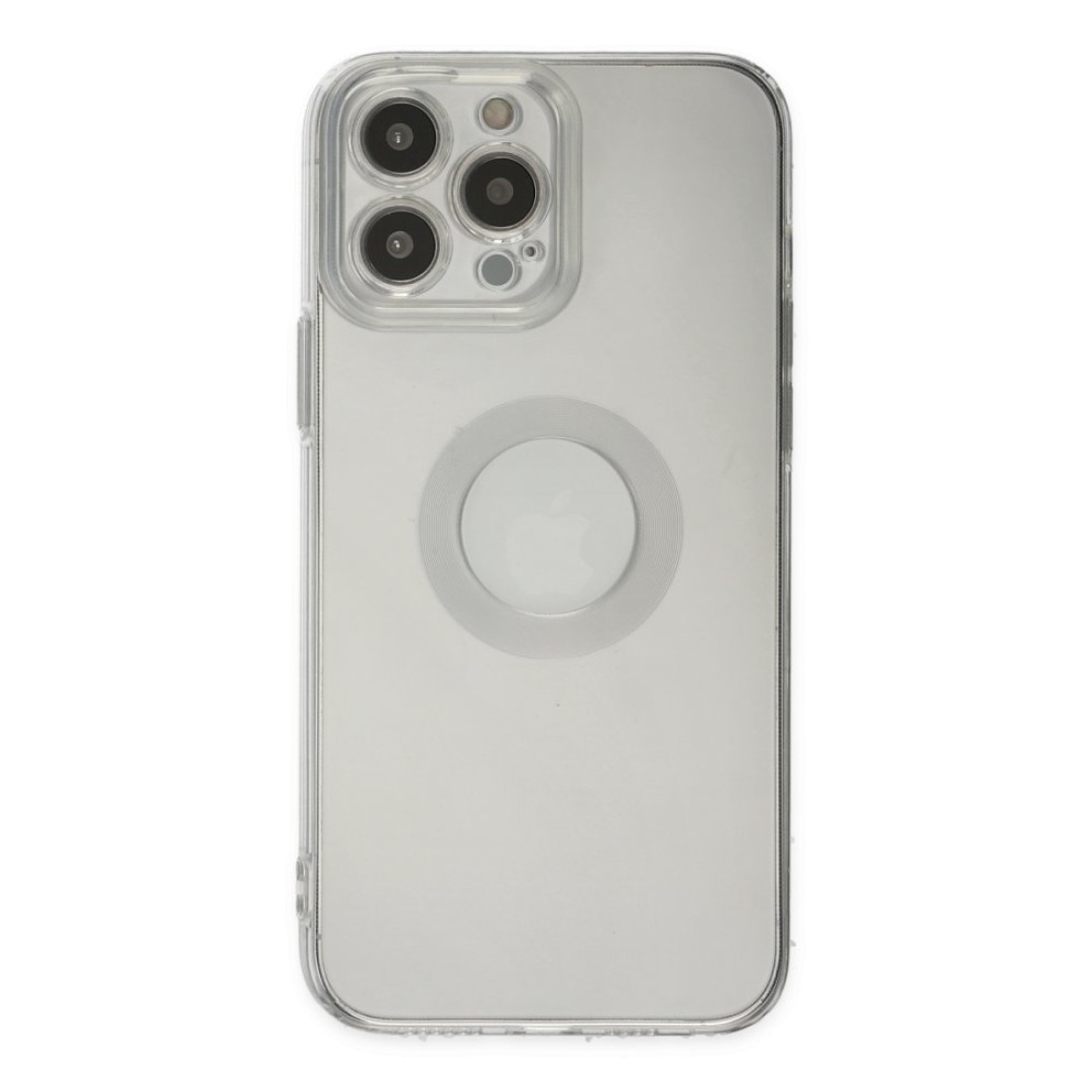 iPhone 14 Pro Max Kılıf Santa Lens Silikon - Şeffaf