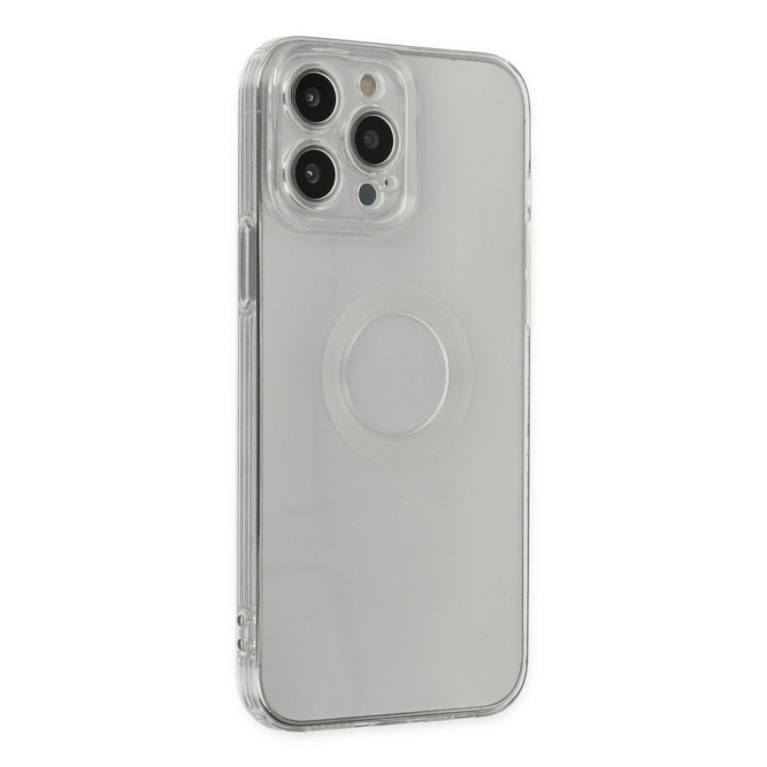 iPhone 14 Pro Max Kılıf Santa Lens Silikon - Şeffaf