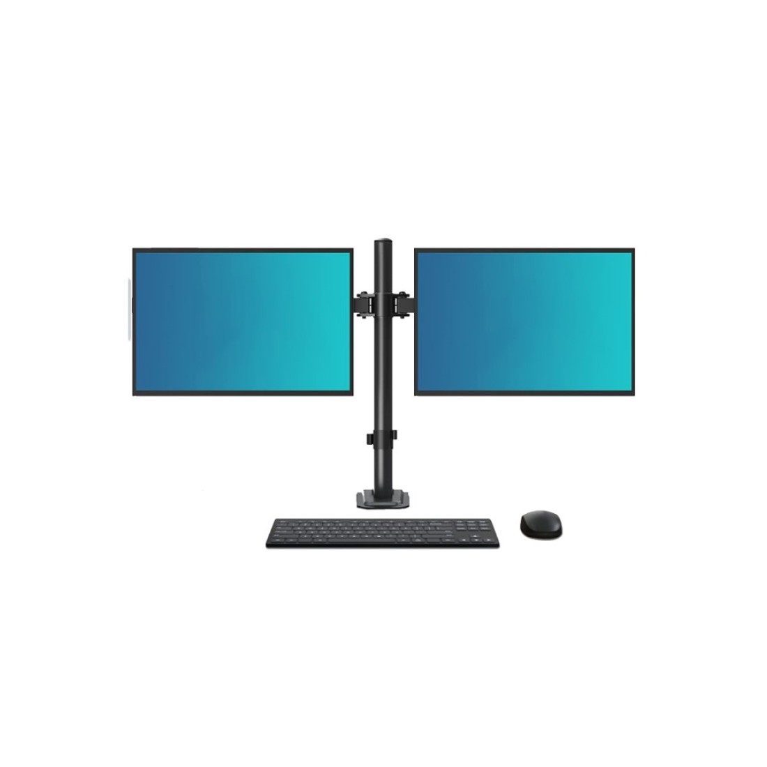 MA02 İkili Monitör Standı - Siyah