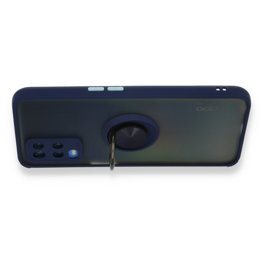 Oppo A54 4G Kılıf Montreal Yüzüklü Silikon Kapak - Siyah - Kılıf's Oppo A54 4G Kılıf Montreal Yüzüklü Silikon Kapak - Siyah