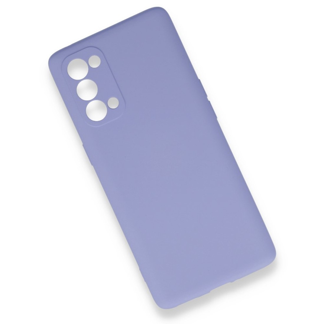 Oppo Reno 5 Pro Kılıf Nano içi Kadife Silikon - Siyah
