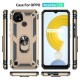 Realme C21 Kılıf Sofya Yüzüklü Silikon Kapak - Siyah - Kılıf's Realme C21 Kılıf Sofya Yüzüklü Silikon Kapak - Siyah