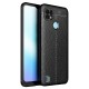 Realme C25s Kılıf Focus Derili Silikon - Kırmızı - Kılıf's Realme C25s Kılıf Focus Derili Silikon - Kırmızı