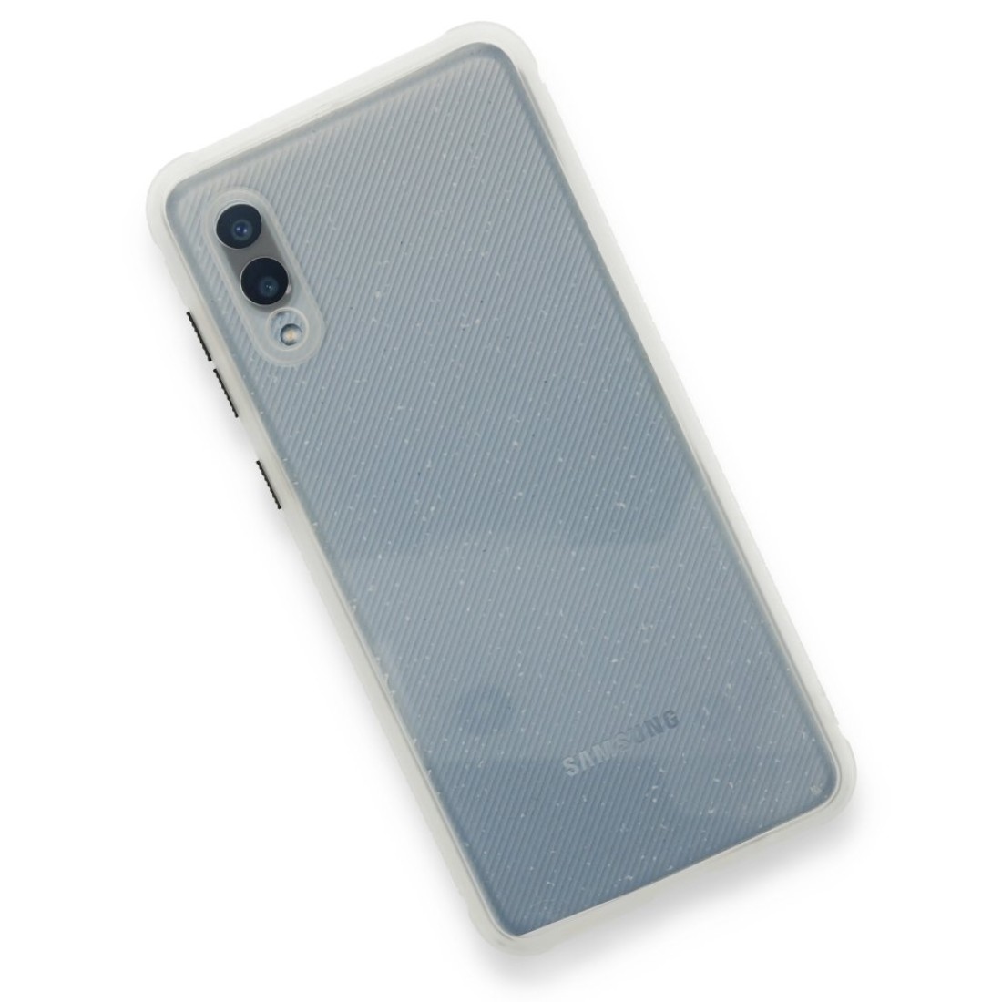 Samsung Galaxy A02 Kılıf Miami Şeffaf Silikon - Şeffaf