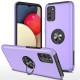 Samsung Galaxy A02S Kılıf Elit Yüzüklü Kapak - Siyah - Kılıf's Samsung Galaxy A02S Kılıf Elit Yüzüklü Kapak - Siyah