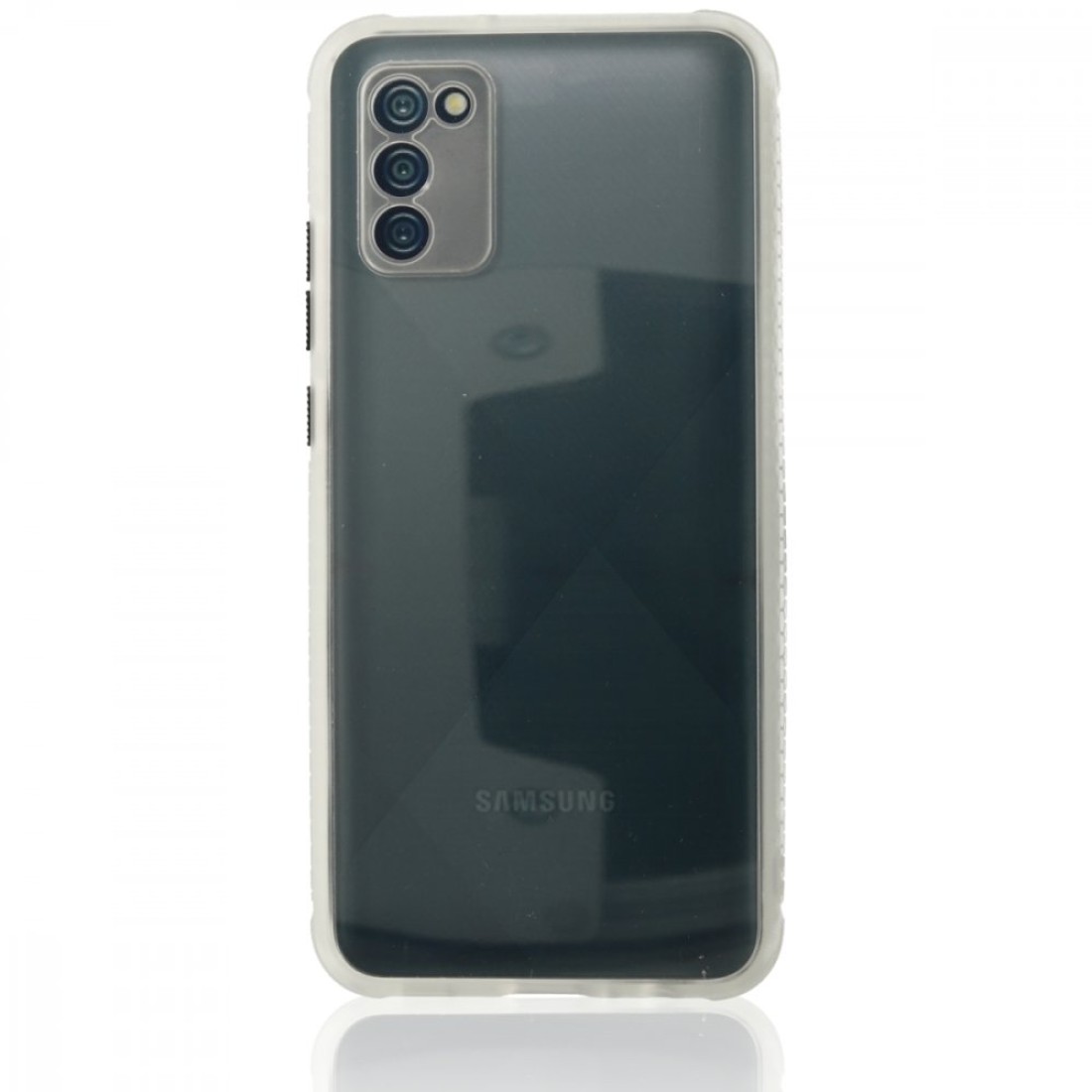 Samsung Galaxy A02S Kılıf Miami Şeffaf Silikon - Şeffaf