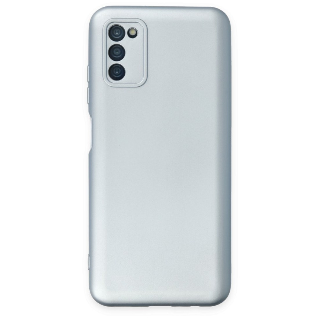 Samsung Galaxy A03S Kılıf Nano içi Kadife Silikon - Sky Blue