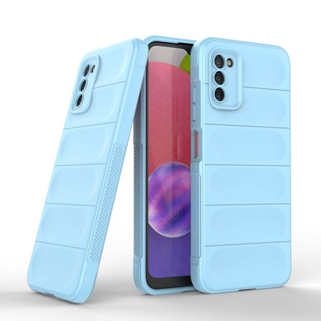 Samsung Galaxy A03S Kılıf Optimum Silikon - Sky Blue