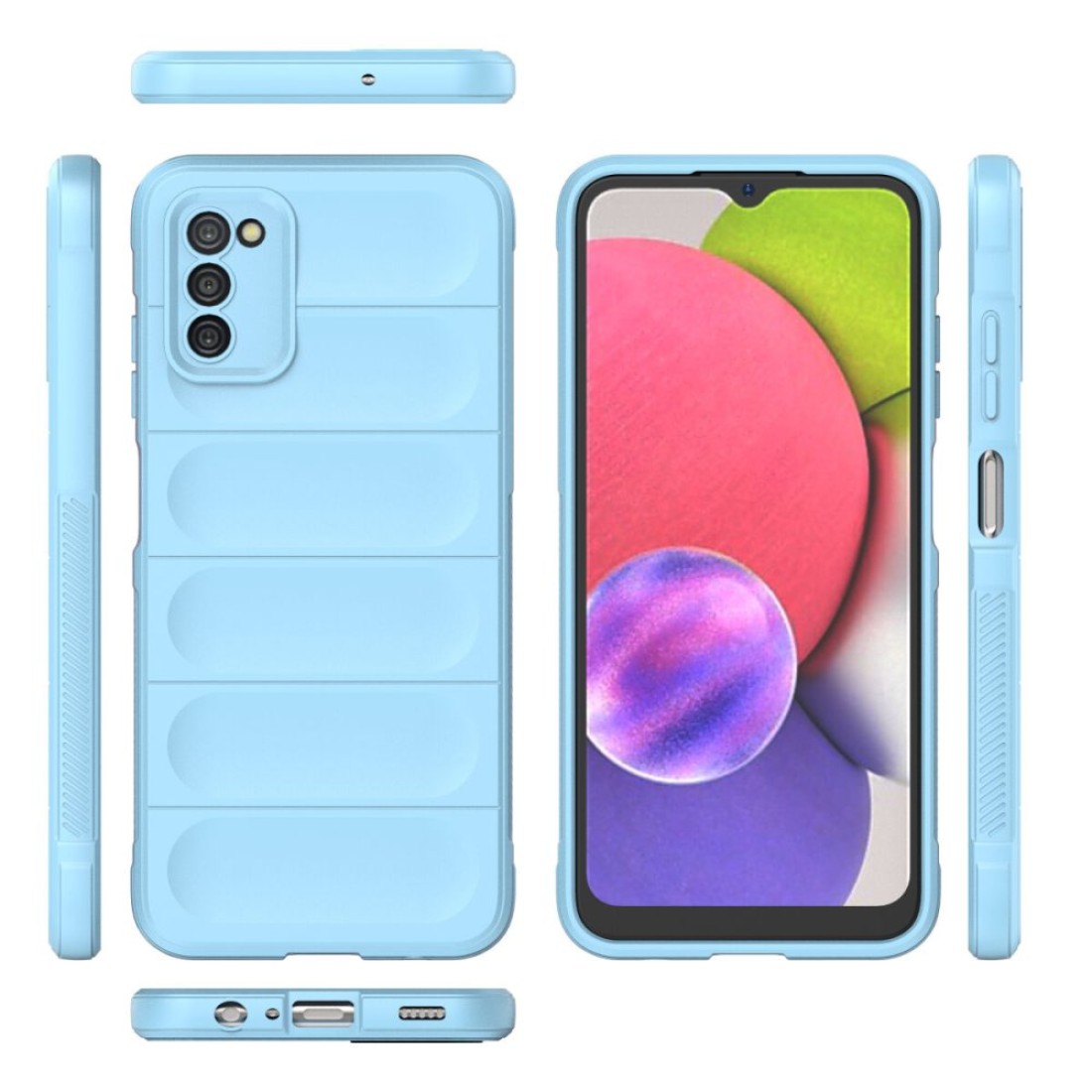 Samsung Galaxy A03S Kılıf Optimum Silikon - Siyah - Kılıf's Samsung Galaxy A03S Kılıf Optimum Silikon - Siyah