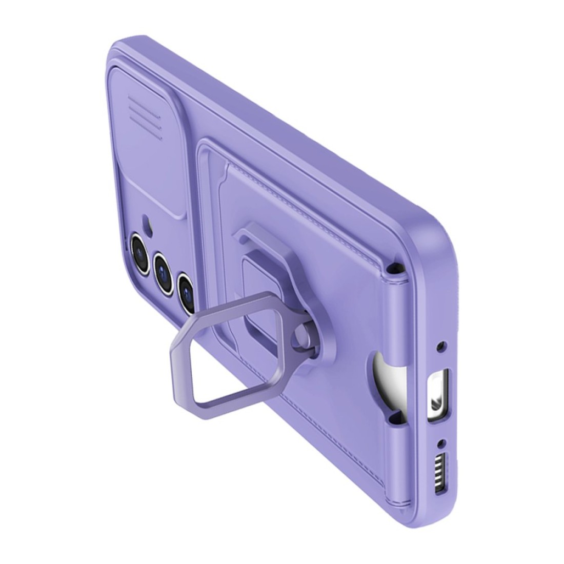 Samsung Galaxy A05S Kılıf Zuma Kartvizitli Yüzüklü Silikon - Siyah - Kılıf's Samsung Galaxy A05S Kılıf Zuma Kartvizitli Yüzüklü Silikon - Siyah