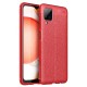 Samsung Galaxy M12 Kılıf Focus Derili Silikon - Siyah - Kılıf's Samsung Galaxy M12 Kılıf Focus Derili Silikon - Siyah