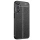 Samsung Galaxy A15 4G Kılıf Focus Derili Silikon - Siyah - Kılıf's Samsung Galaxy A15 4G Kılıf Focus Derili Silikon - Siyah