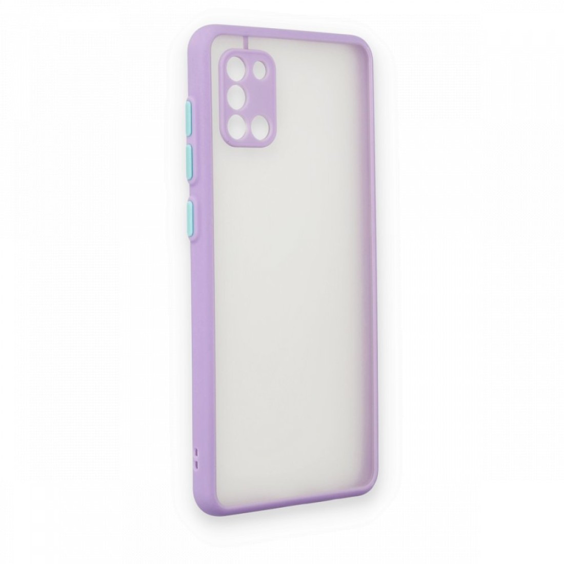 Samsung Galaxy A31 Kılıf Montreal Silikon Kapak - Mor