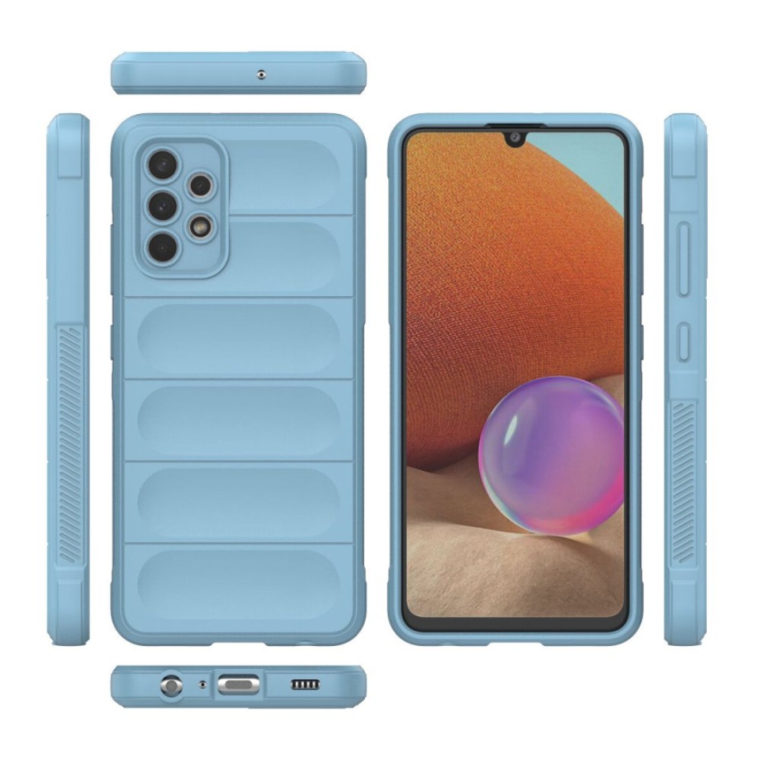 Samsung Galaxy A32 Kılıf Optimum Silikon - Siyah - Kılıf's Samsung Galaxy A32 Kılıf Optimum Silikon - Siyah