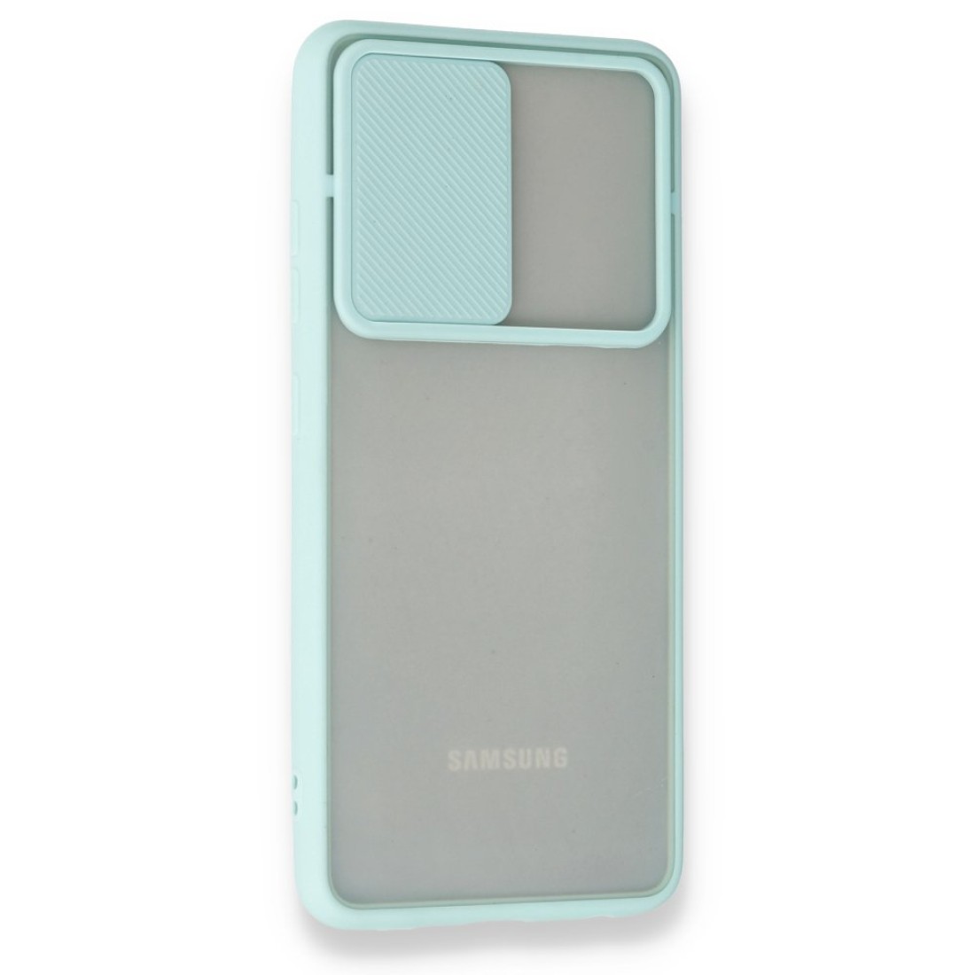 Samsung Galaxy A32 Kılıf Palm Buzlu Kamera Sürgülü Silikon - Siyah - Kılıf's Samsung Galaxy A32 Kılıf Palm Buzlu Kamera Sürgülü Silikon - Siyah