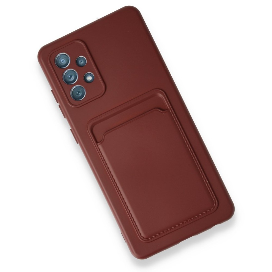 Samsung Galaxy A72 Kılıf Kelvin Kartvizitli Silikon - Siyah - Kılıf's Samsung Galaxy A72 Kılıf Kelvin Kartvizitli Silikon - Siyah