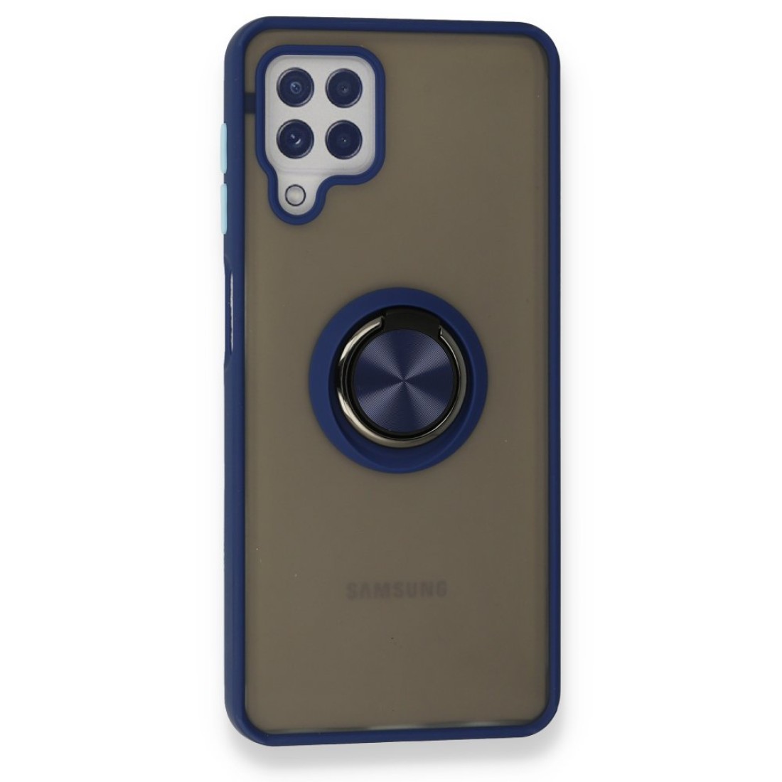 Samsung Galaxy M22 Kılıf Montreal Yüzüklü Silikon Kapak - Siyah - Kılıf's Samsung Galaxy M22 Kılıf Montreal Yüzüklü Silikon Kapak - Siyah