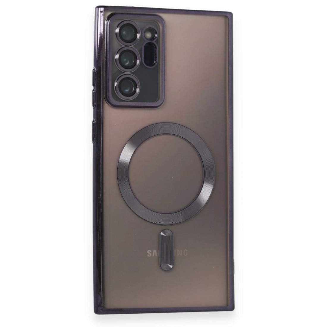 Samsung Galaxy Note 20 Ultra Kılıf Kross Magneticsafe Kapak - Mor