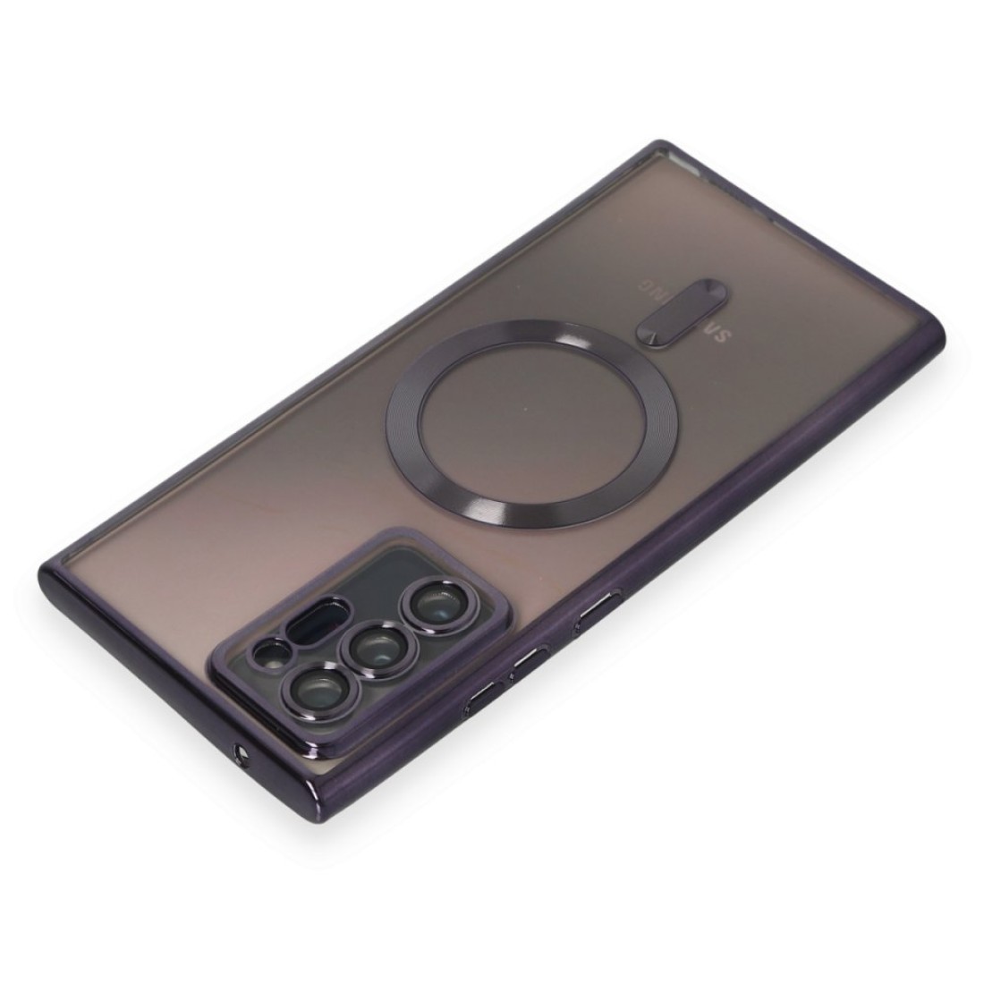 Samsung Galaxy Note 20 Ultra Kılıf Kross Magneticsafe Kapak - Siyah