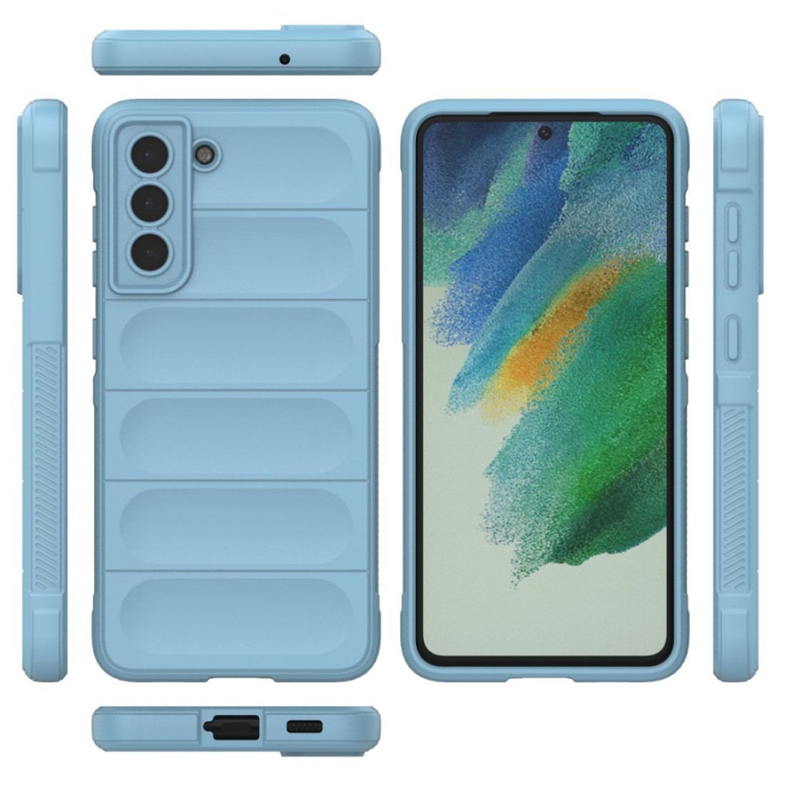 Samsung Galaxy S21 FE Kılıf Optimum Silikon - Siyah - Kılıf's Samsung Galaxy S21 FE Kılıf Optimum Silikon - Siyah