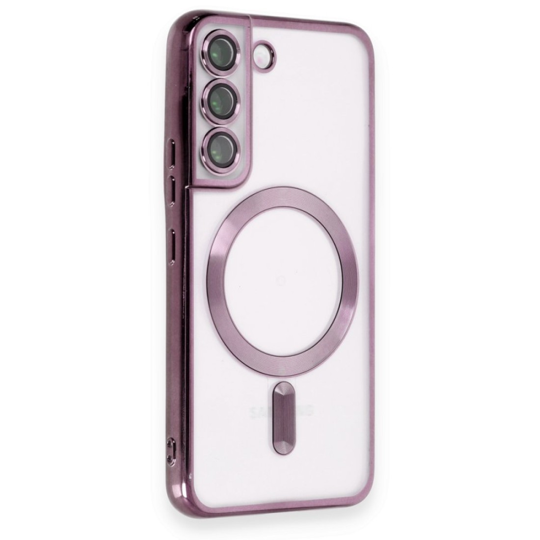 Samsung Galaxy S22 Kılıf Kross Magneticsafe Kapak - Mor