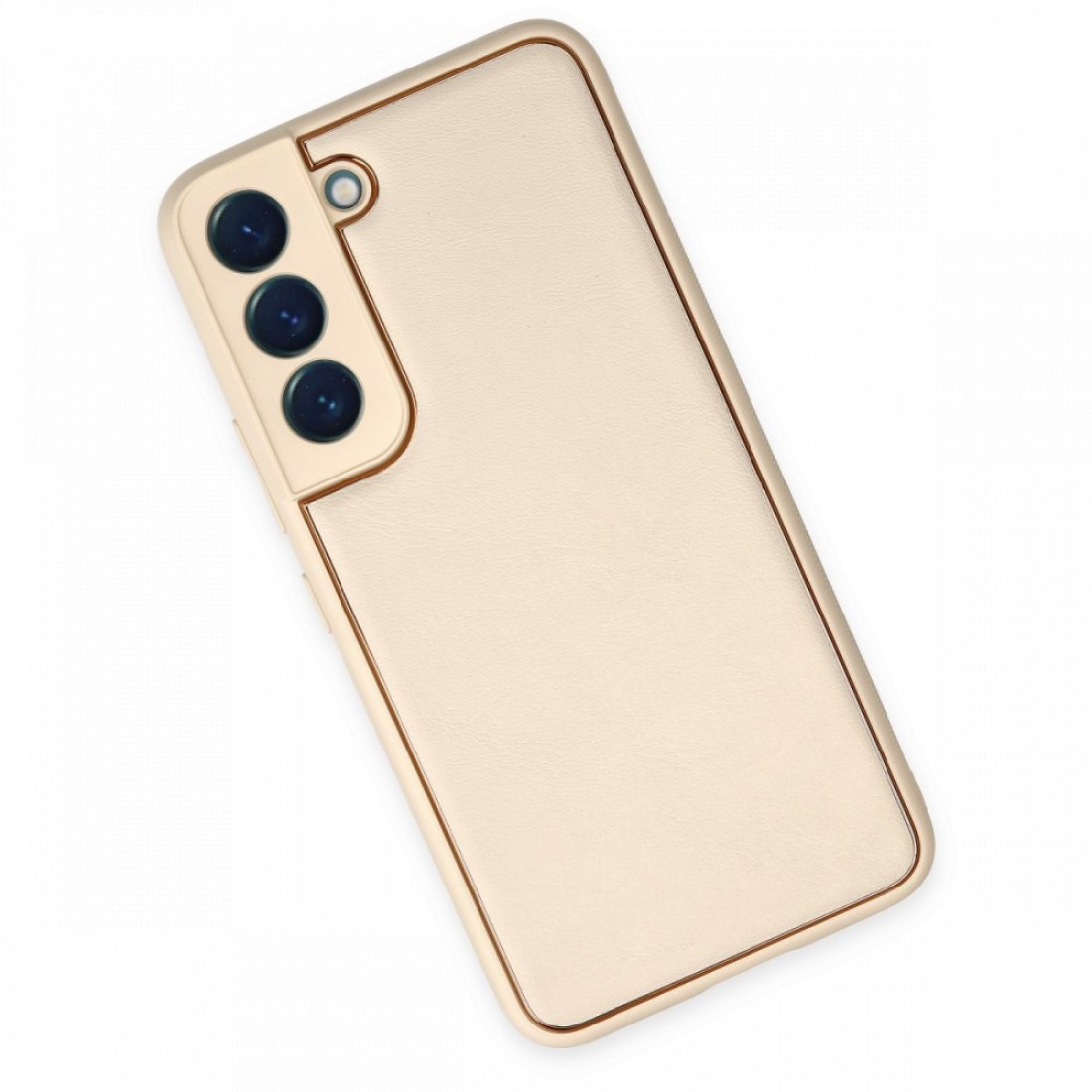 Samsung Galaxy S22 Plus Kılıf Coco Deri Silikon Kapak - Siyah - Kılıf's Samsung Galaxy S22 Plus Kılıf Coco Deri Silikon Kapak - Siyah
