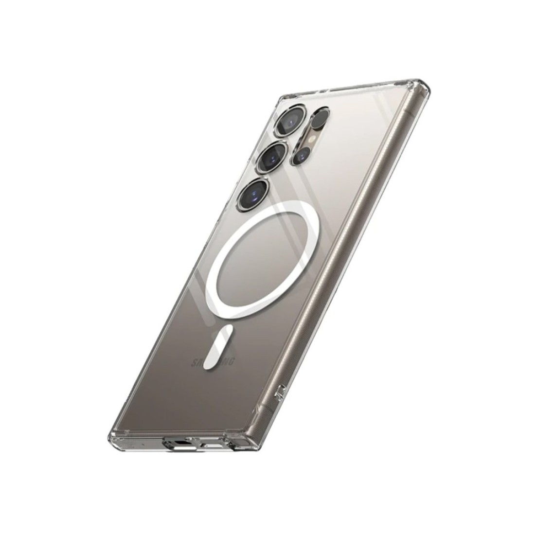 Samsung Galaxy S24 Ultra Kılıf Magneticsafe Şeffaf Silikon - Şeffaf - Kılıf's Samsung Galaxy S24 Ultra Kılıf Magneticsafe Şeffaf Silikon - Şeffaf