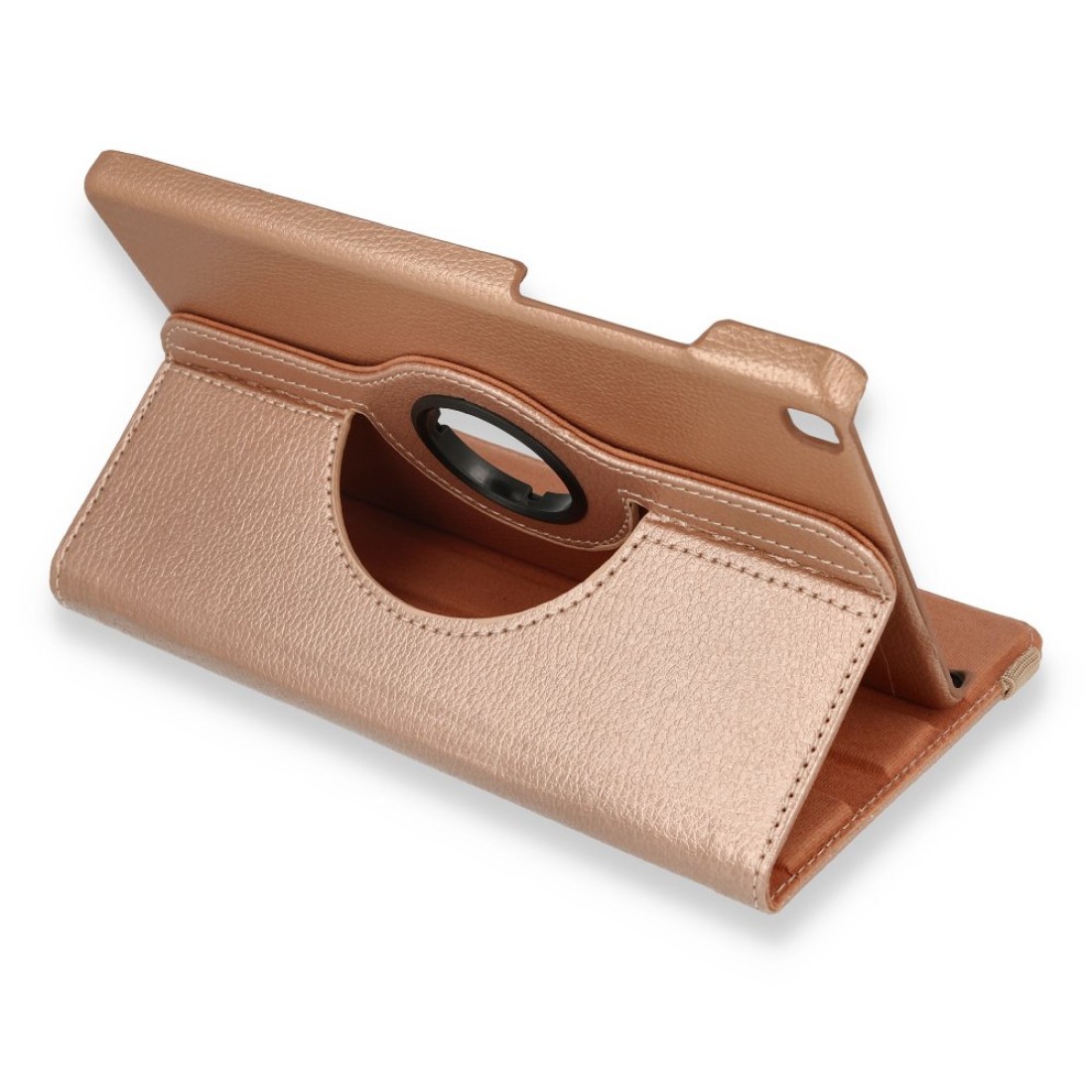 Samsung Galaxy T290 Tab A 8 Kılıf 360 Tablet Deri Kılıf - Rose Gold