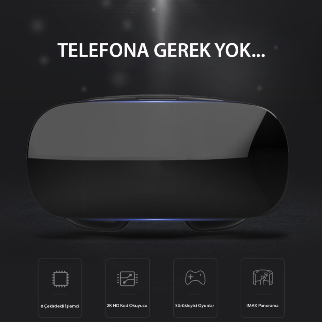 Shinecon SC-AI05 3D Sanal Gerçeklik Gözlüğü - Siyah