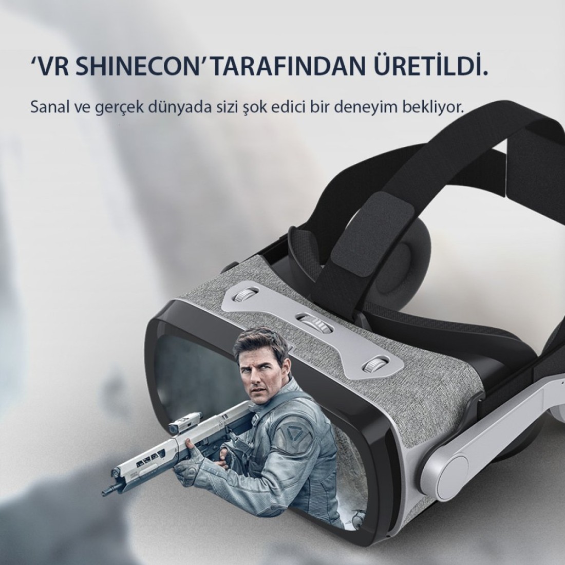 Shinecon SC-G07E 3D Sanal Gerçeklik Gözlüğü - Siyah