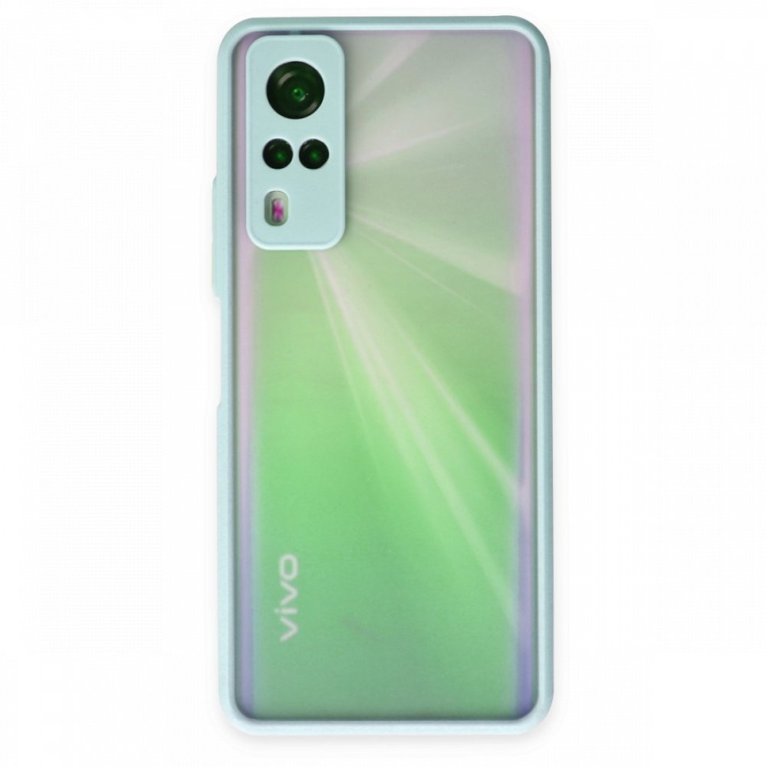 Vivo Y51A Kılıf Montreal Silikon Kapak - Turkuaz