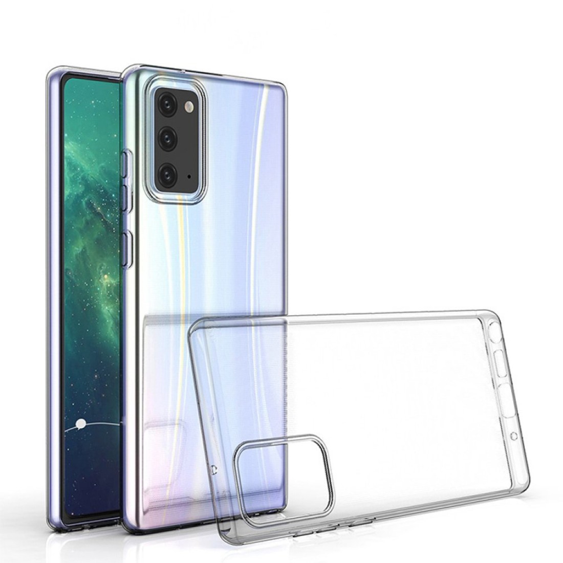 Vivo Y53S Kılıf Lüx Şeffaf Silikon