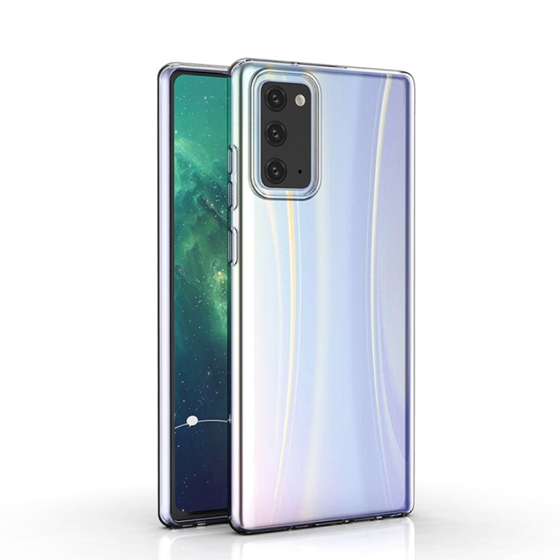 Vivo Y53S Kılıf Lüx Şeffaf Silikon