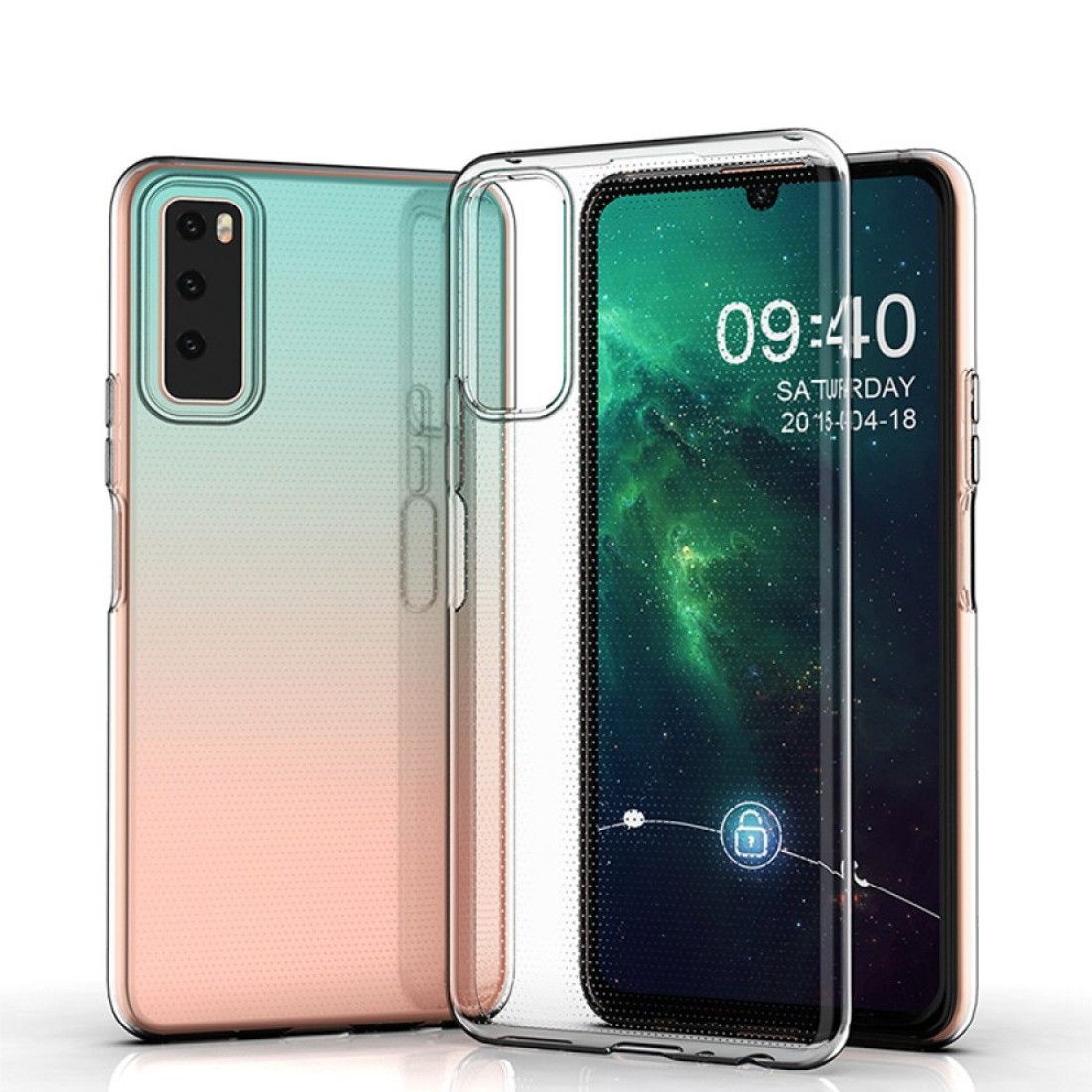 Vivo Y53S Kılıf Lüx Şeffaf Silikon - Kılıf's Vivo Y53S Kılıf Lüx Şeffaf Silikon