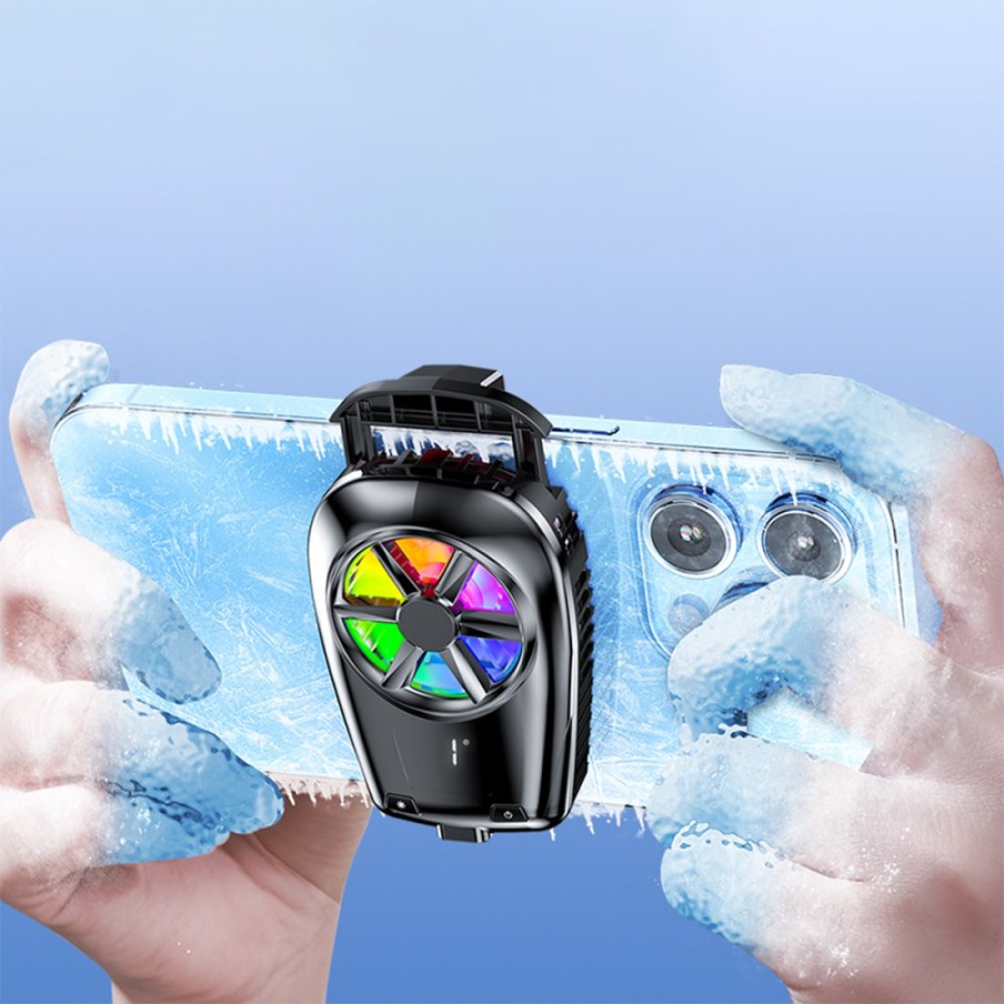 X110 Radyatör Telefon Soğutucu Fan - Siyah