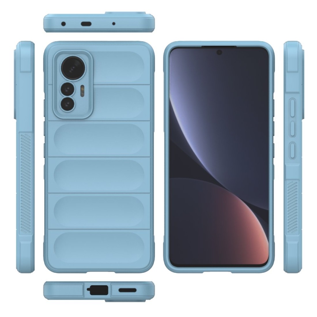 Xiaomi Mi 12 Lite Kılıf Optimum Silikon - Siyah - Kılıf's Xiaomi Mi 12 Lite Kılıf Optimum Silikon - Siyah