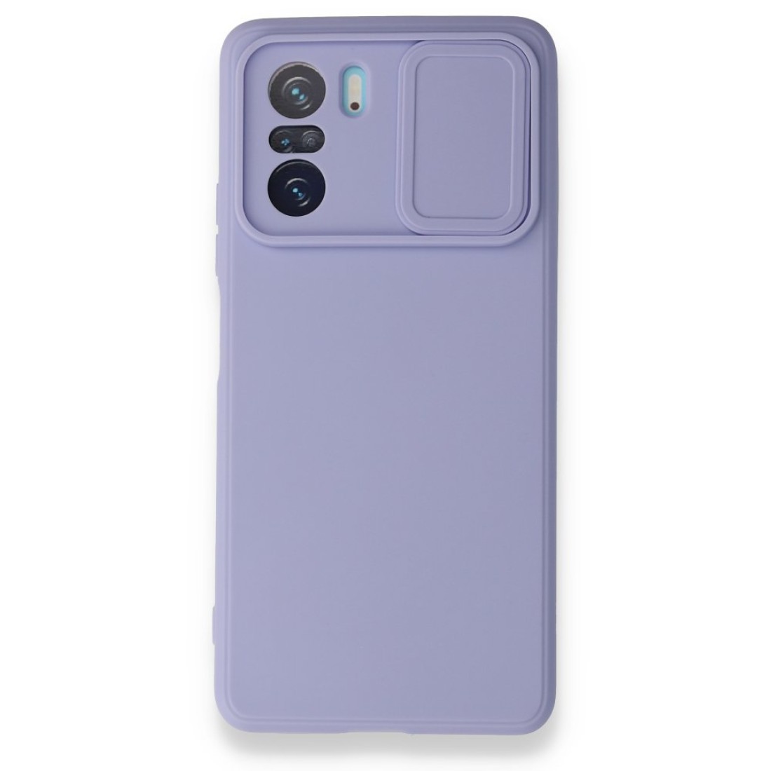 Xiaomi Poco F3 Kılıf Color Lens Silikon - Mor