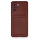 Xiaomi Poco F3 Kılıf Kelvin Kartvizitli Silikon - Siyah - Kılıf's Xiaomi Poco F3 Kılıf Kelvin Kartvizitli Silikon - Siyah
