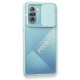 Xiaomi Poco F3 Kılıf Palm Buzlu Kamera Sürgülü Silikon - Siyah