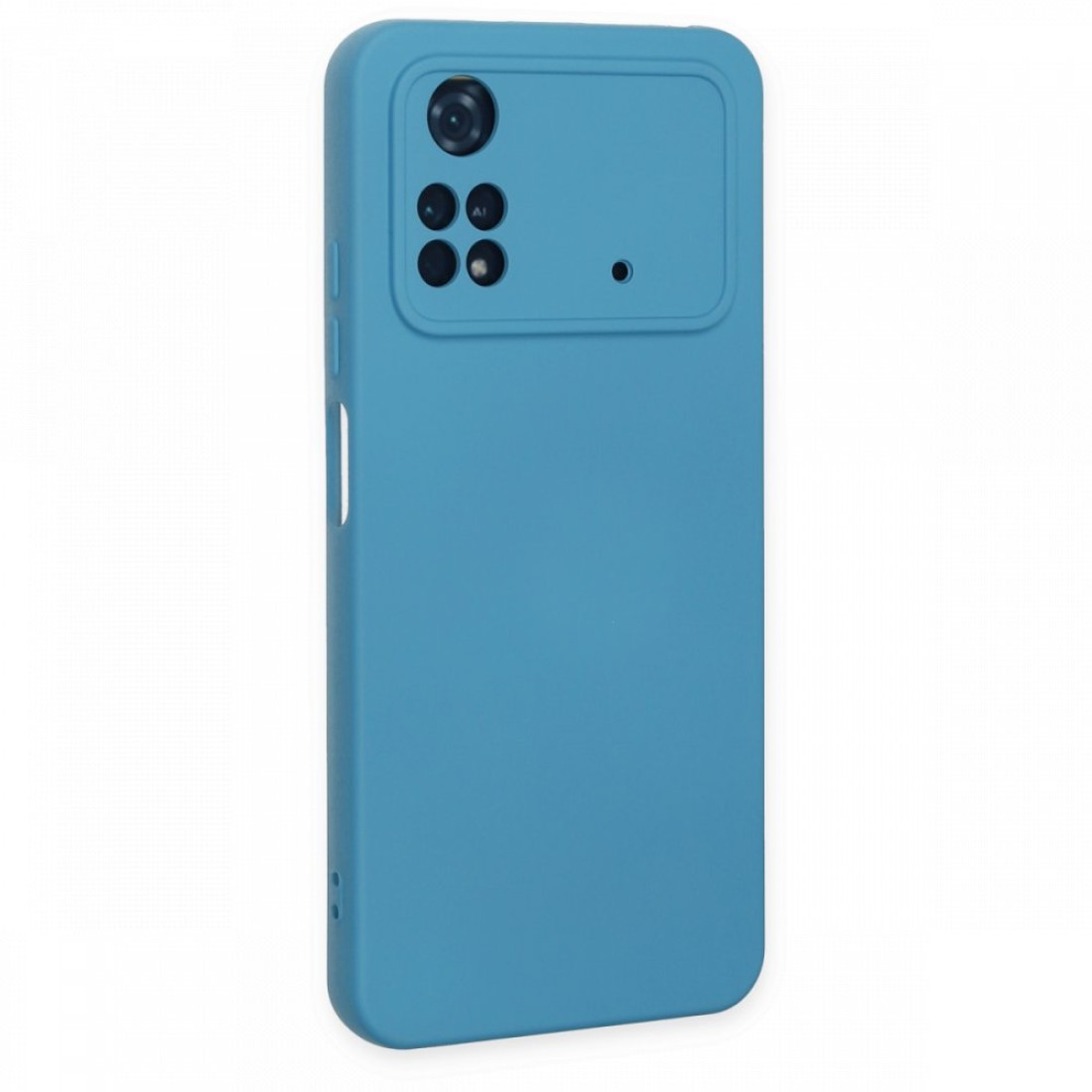 Xiaomi Poco M4 Pro 4G Kılıf Nano içi Kadife Silikon - Siyah