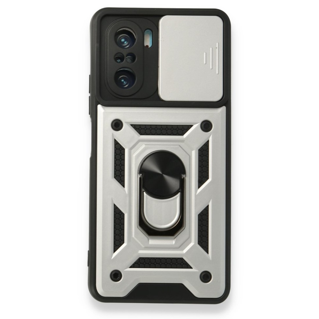 Xiaomi Redmi K40 Kılıf Pars Lens Yüzüklü Silikon - Siyah - Kılıf's Xiaomi Redmi K40 Kılıf Pars Lens Yüzüklü Silikon - Siyah
