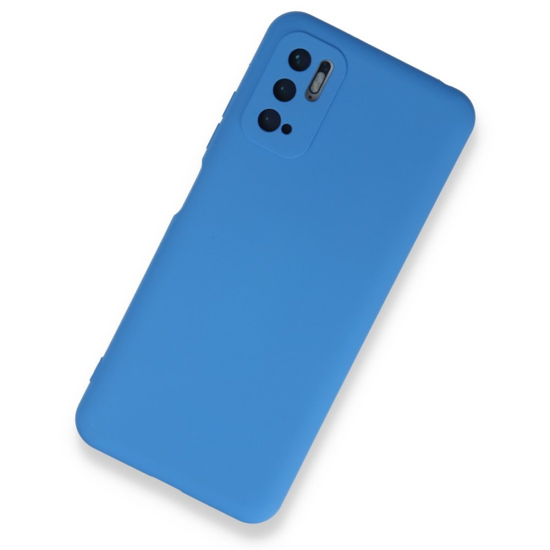 Xiaomi Redmi Note 10 5G Kılıf Nano içi Kadife  Silikon - Mavi
