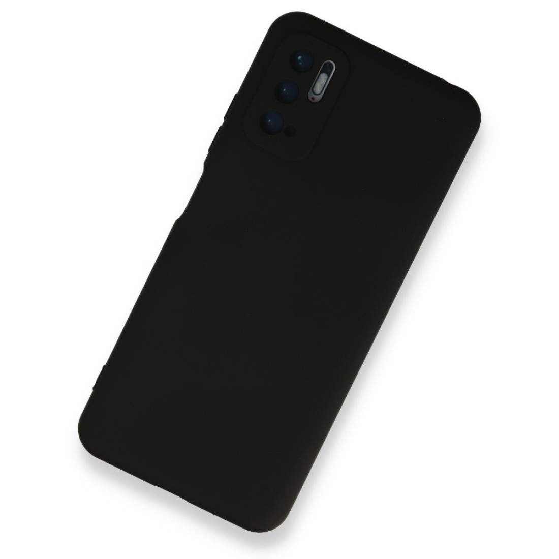 Xiaomi Redmi Note 10 5G Kılıf Nano içi Kadife  Silikon - Siyah