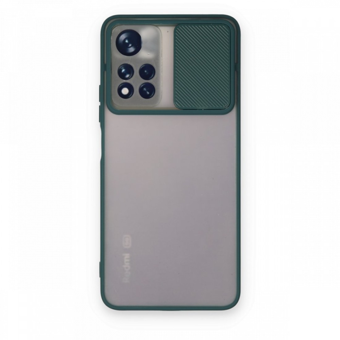 Xiaomi Redmi Note 11 Pro Plus 5G Kılıf Palm Buzlu Kamera Sürgülü Silikon - Yeşil - Kılıf's Xiaomi Redmi Note 11 Pro Plus 5G Kılıf Palm Buzlu Kamera Sürgülü Silikon - Yeşil